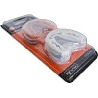 Shock Doctor V1.5 2 unidades Protector de boca de rugby- color blanco-negro-naranja-negro